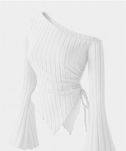 Cansu – Asymmetrisches Oberteil mit Schleife – Bild 2