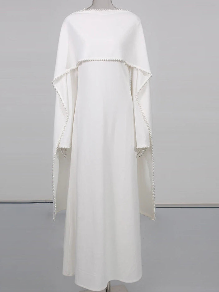 Elora – Abaya mit Perlenbesatz – Bild 5