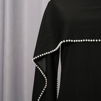 Elora – Abaya mit Perlenbesatz – Bild 17