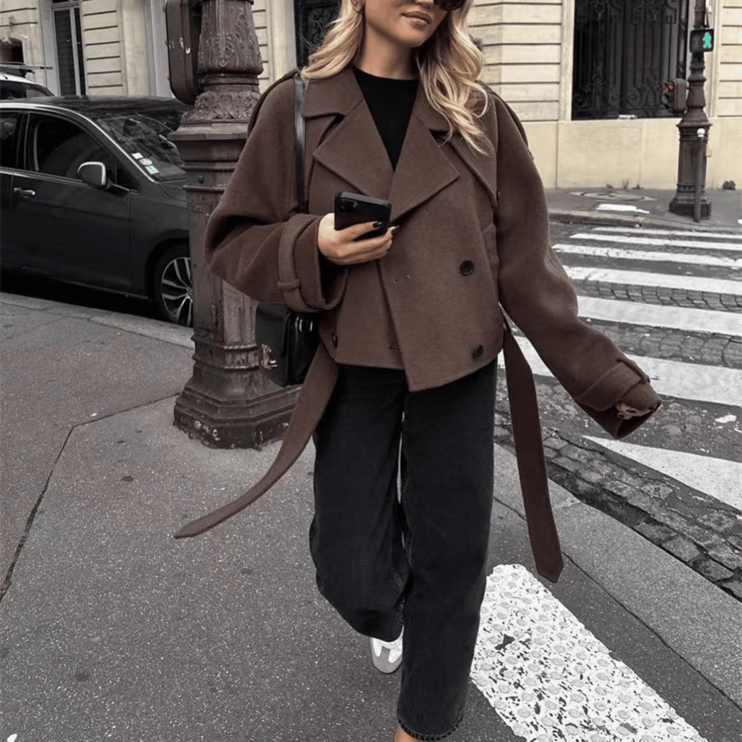 Belle – Cropped-Trenchcoat – Bild 5
