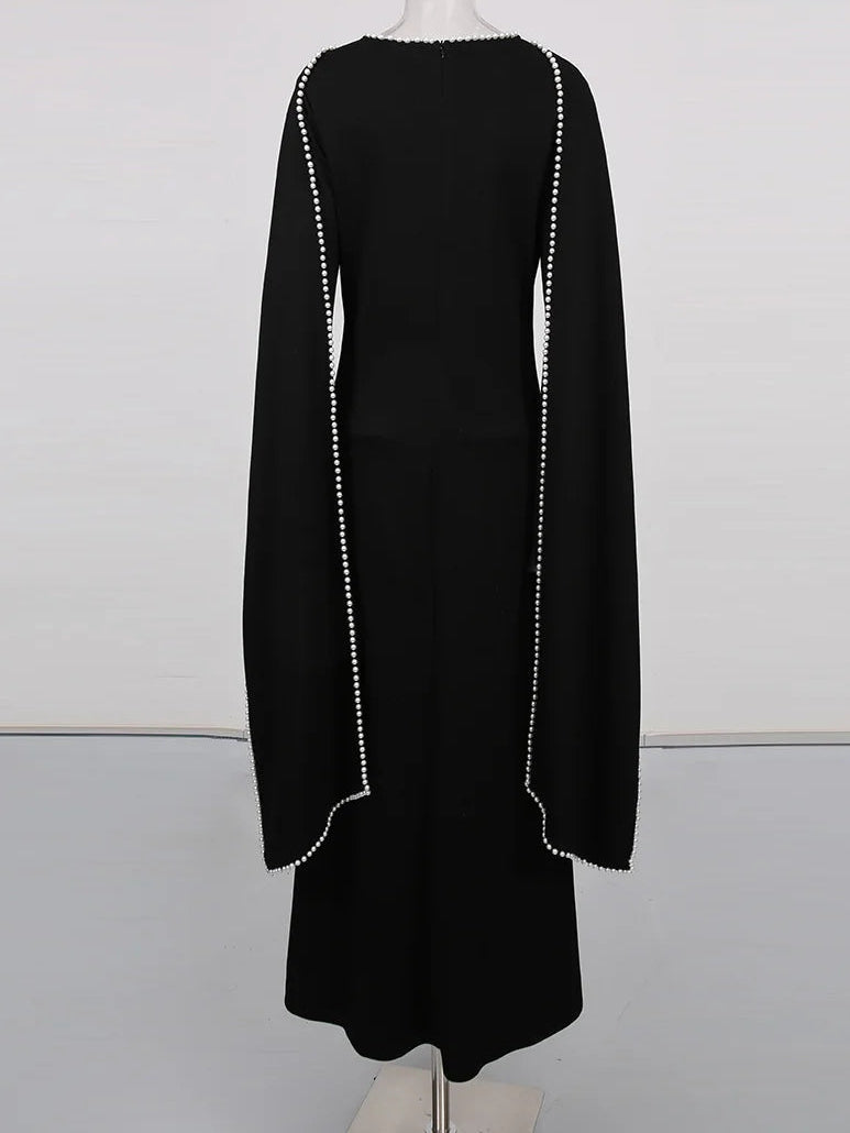 Elora – Abaya mit Perlenbesatz – Bild 15