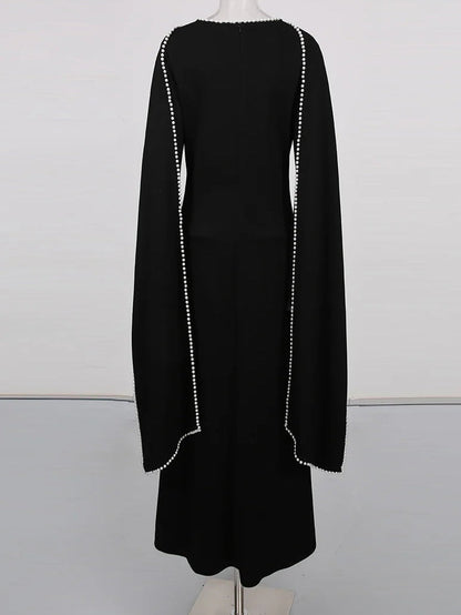 Elora – Abaya mit Perlenbesatz – Bild 15