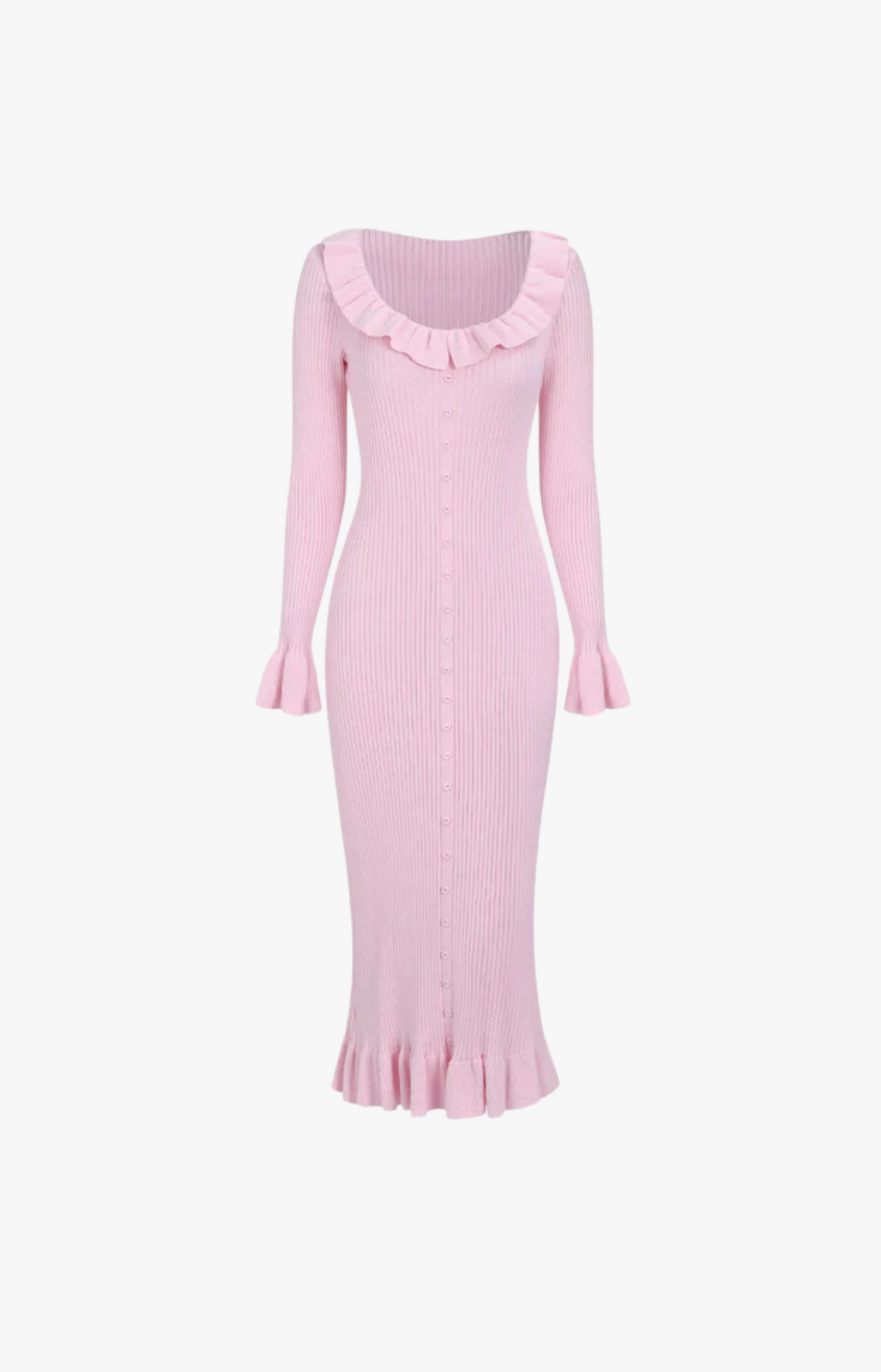 Luana – Strickkleid in Altrosa