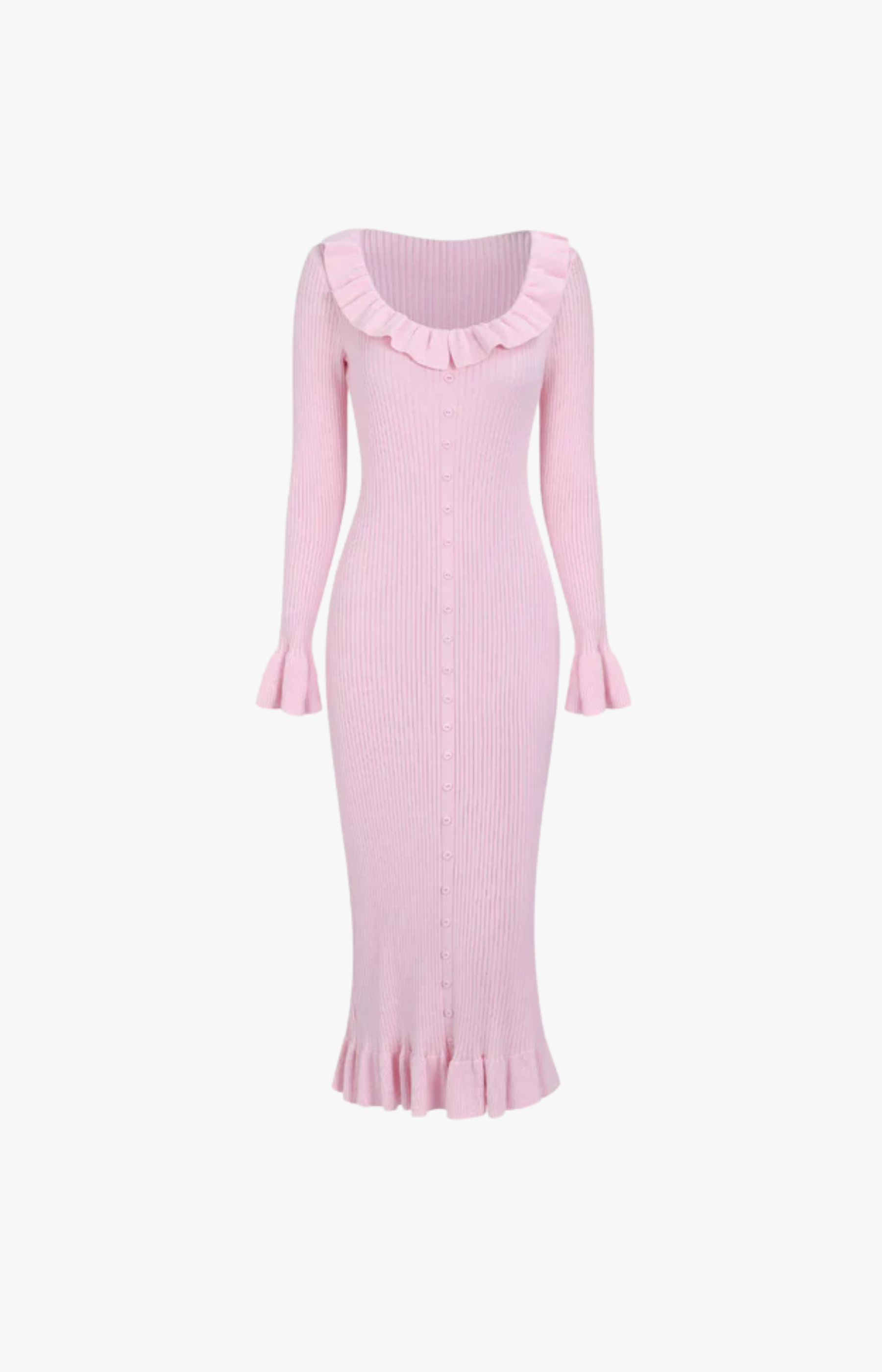 Luana – Strickkleid in Altrosa