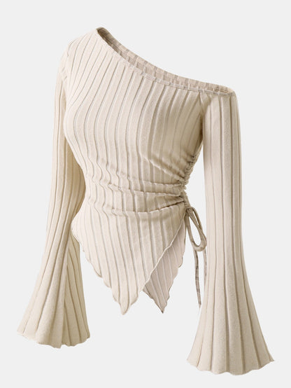 Cansu – Asymmetrisches Oberteil mit Schleife – Bild 5