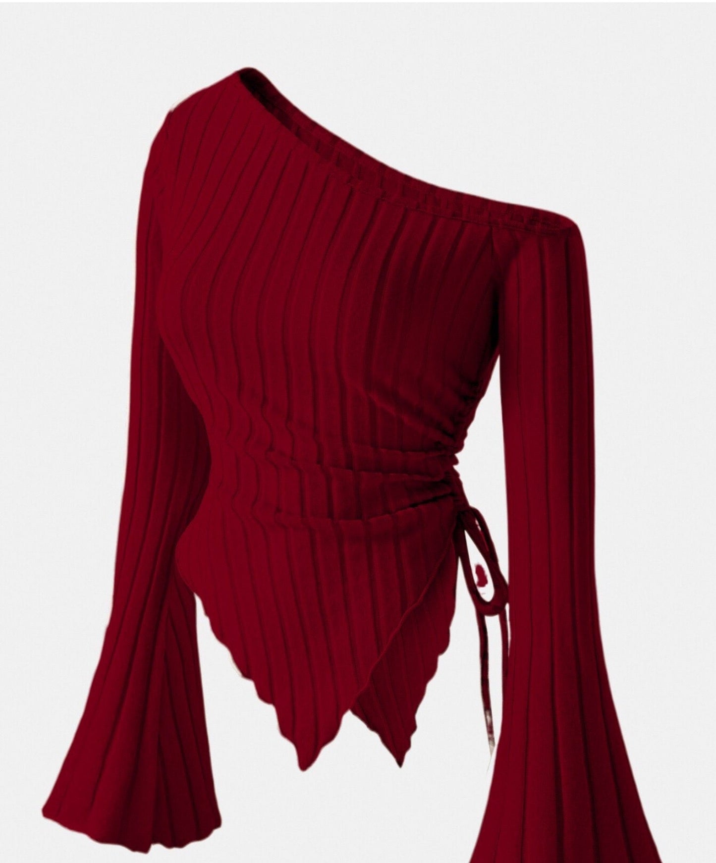 Cansu – Asymmetrisches Oberteil mit Schleife – Bild 4