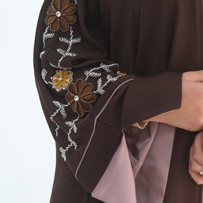 Merve – Bestickter Kimono mit Blumenmuster – Bild 6