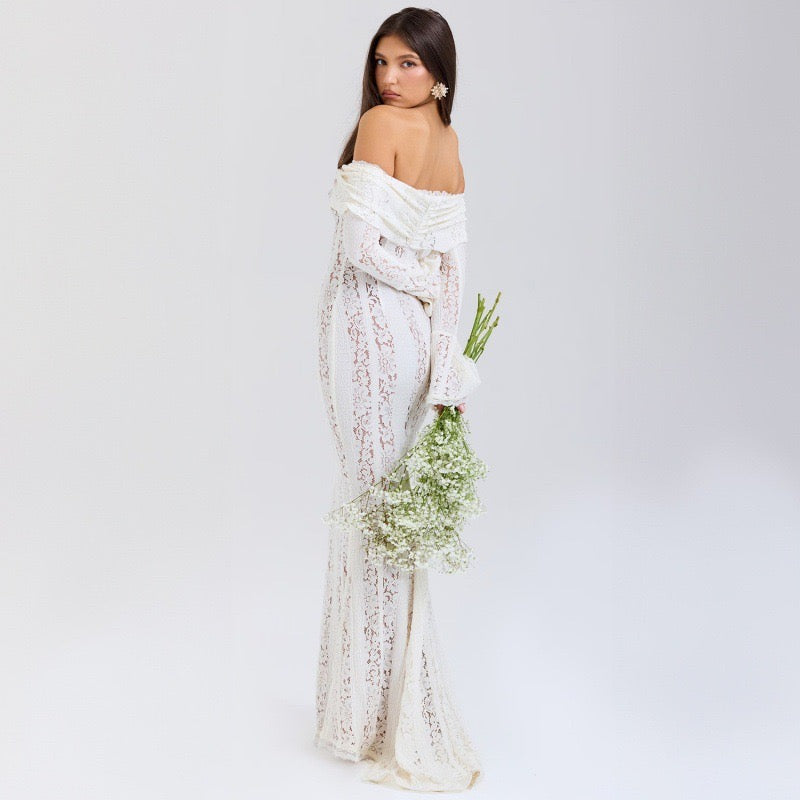 Sanja – Spitzen-Maxikleid – Bild 3