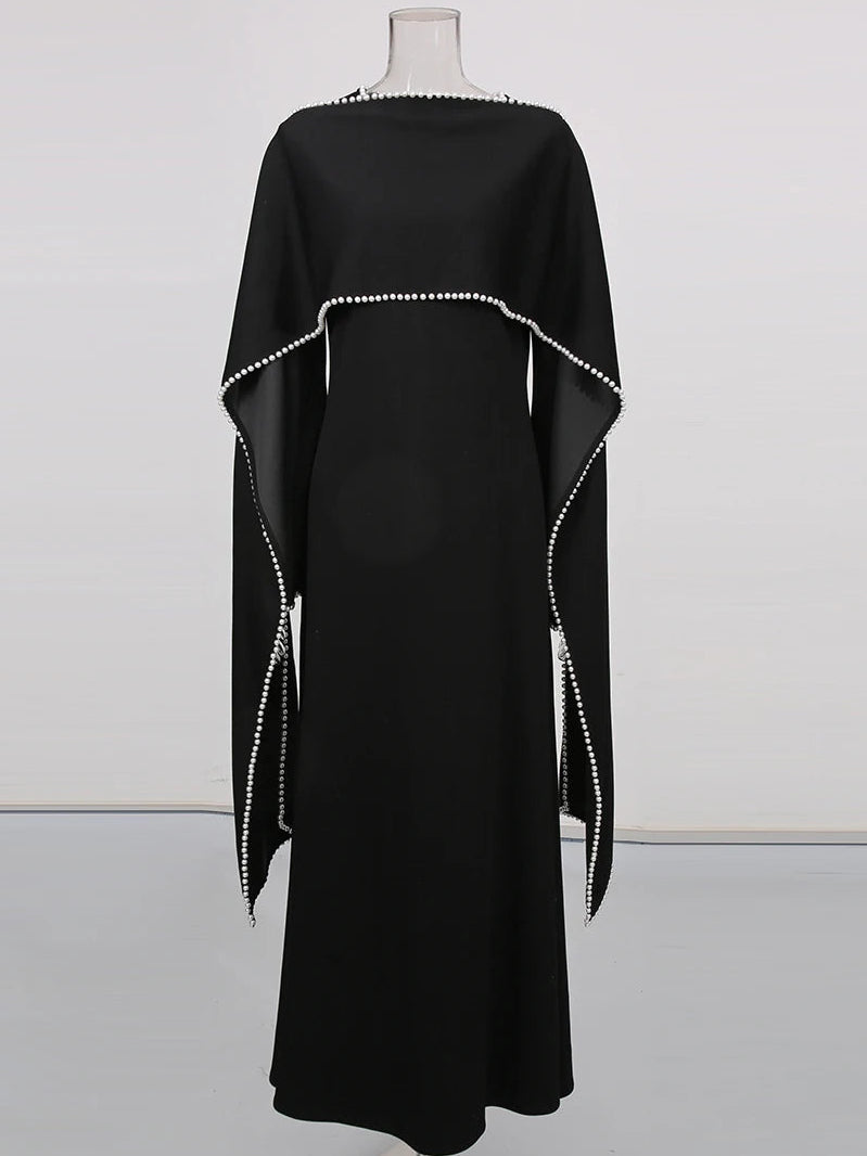 Elora – Abaya mit Perlenbesatz – Bild 13
