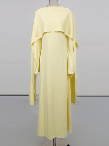 Elora – Abaya mit Perlenbesatz – Bild 2