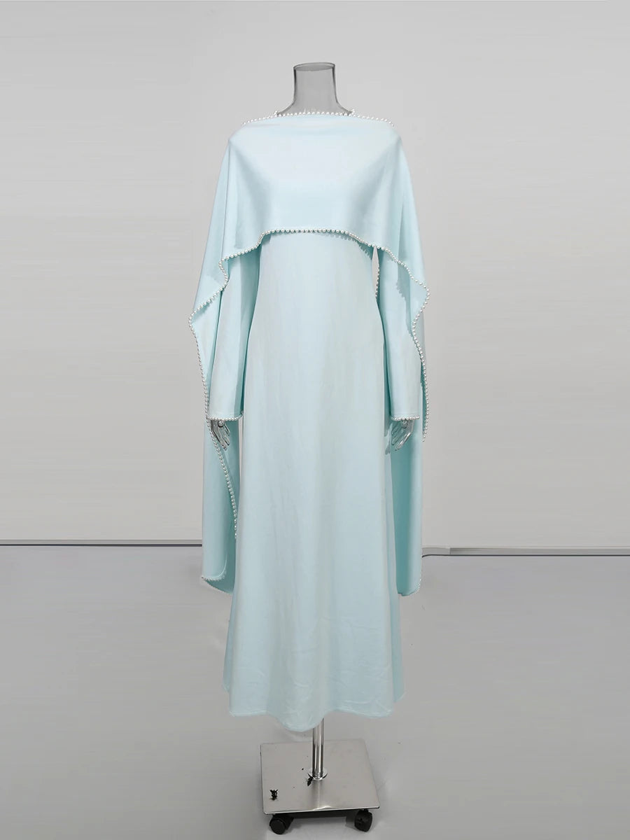 Elora – Abaya mit Perlenbesatz – Bild 24
