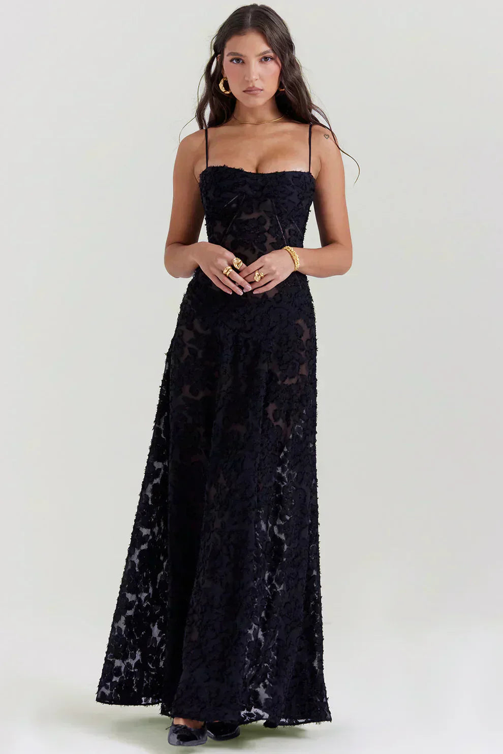 Velea – Maxikleid mit Blumenmuster – Bild 5