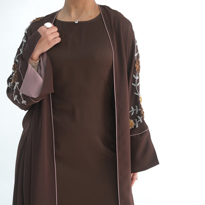 Merve – Bestickter Kimono mit Blumenmuster – Bild 4