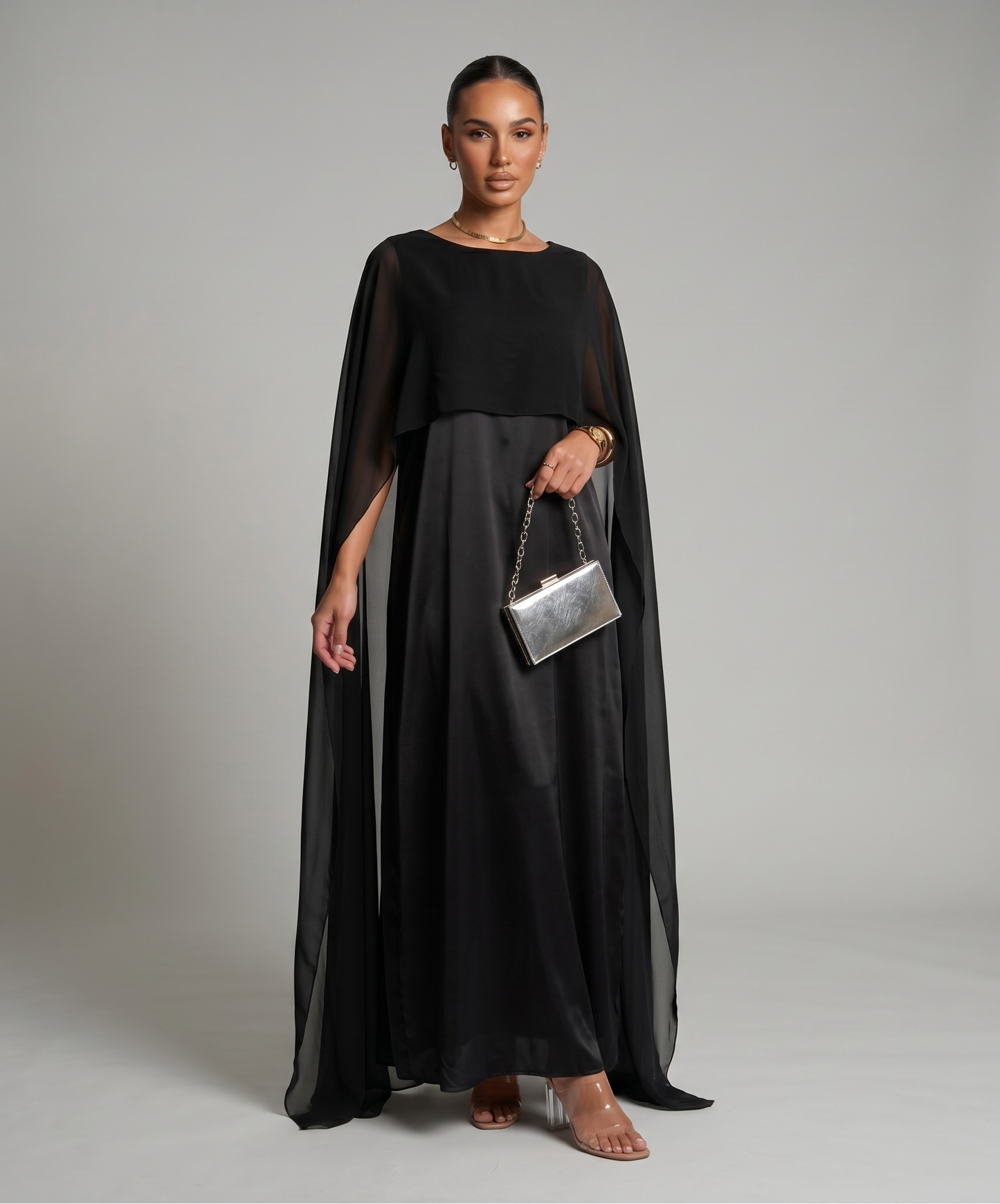 Samira – Abaya mit Cape – Bild 2