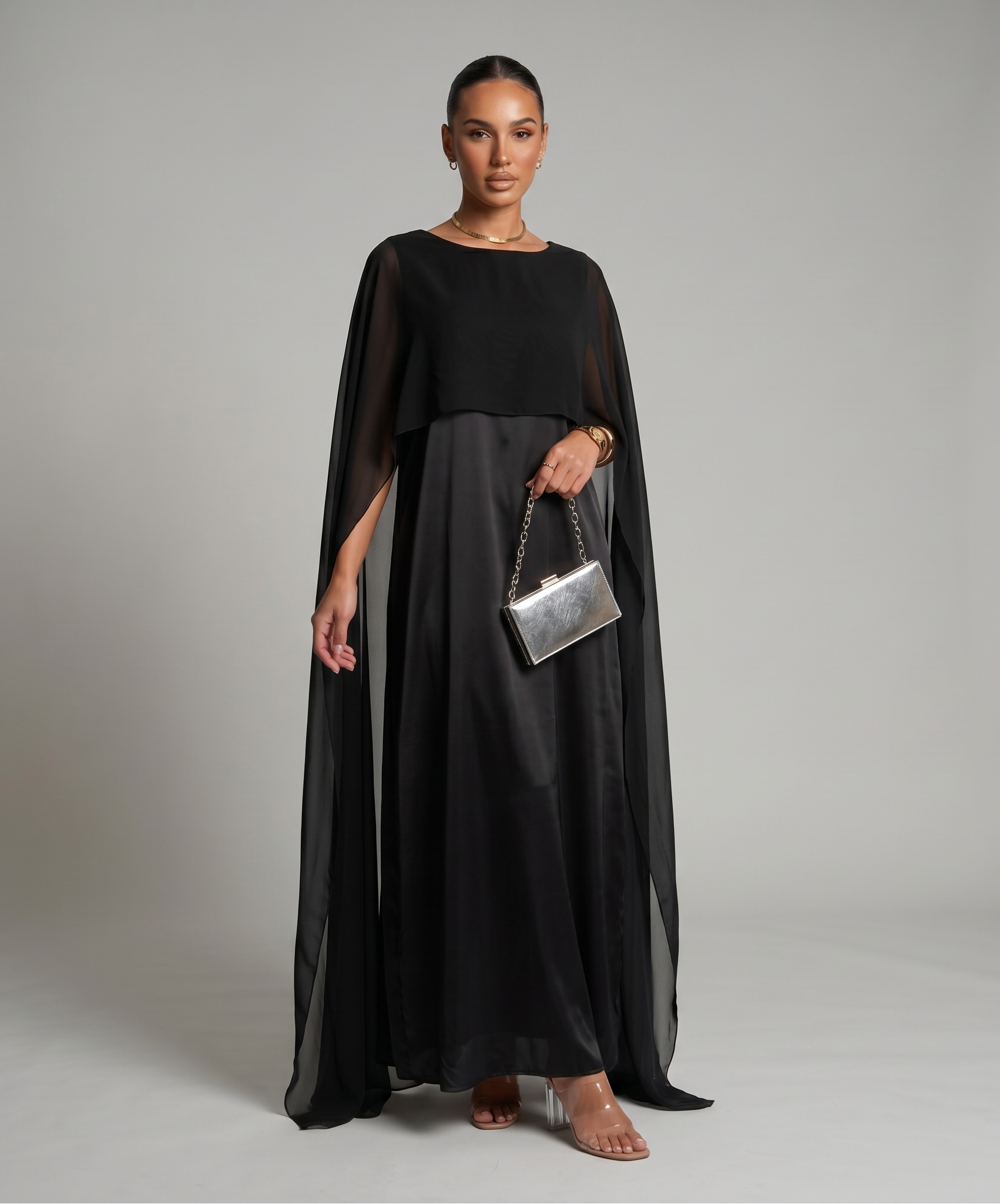 Samira – Abaya mit Cape – Bild 2