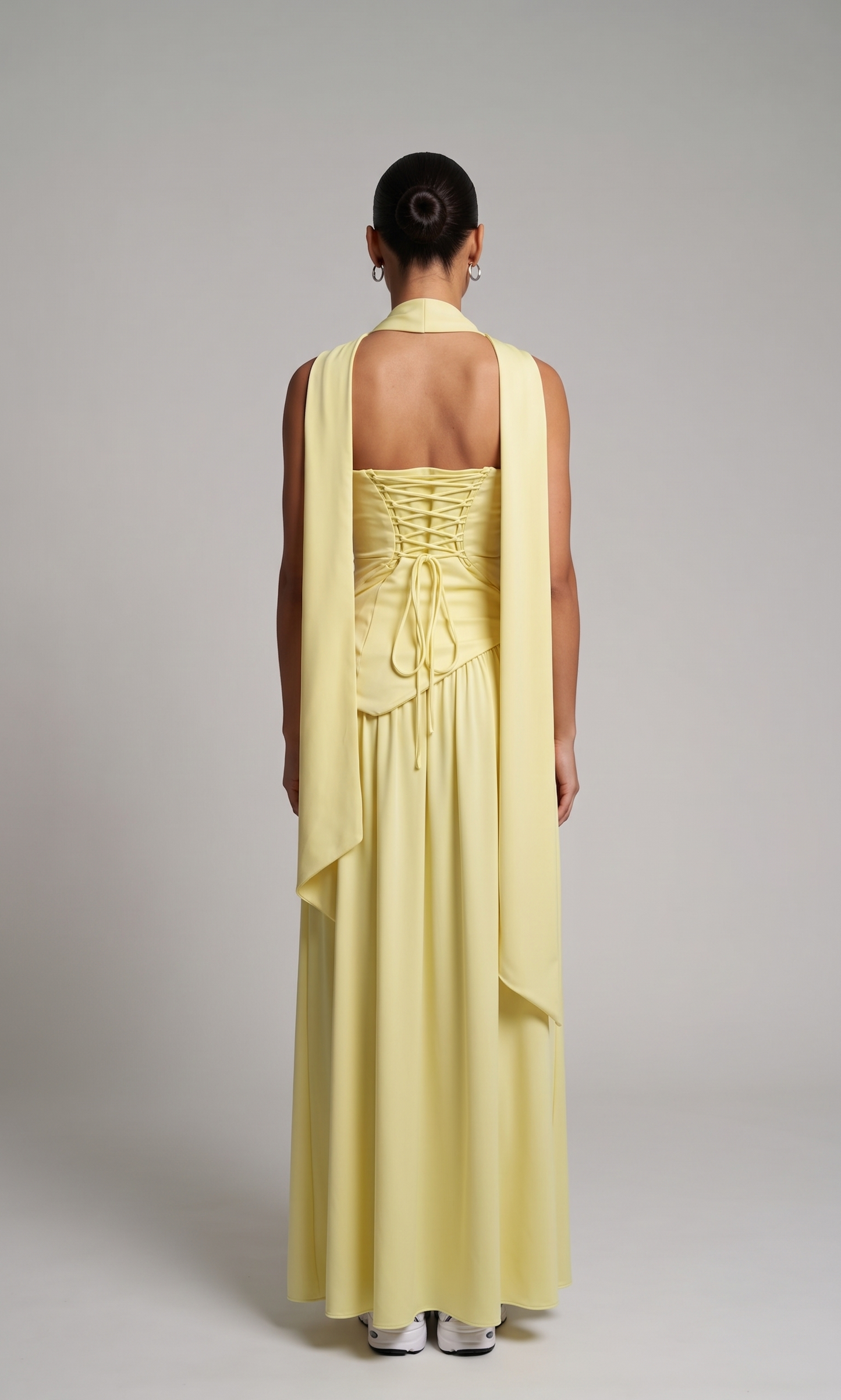 Talia – Maxikleid mit Schal – Bild 7