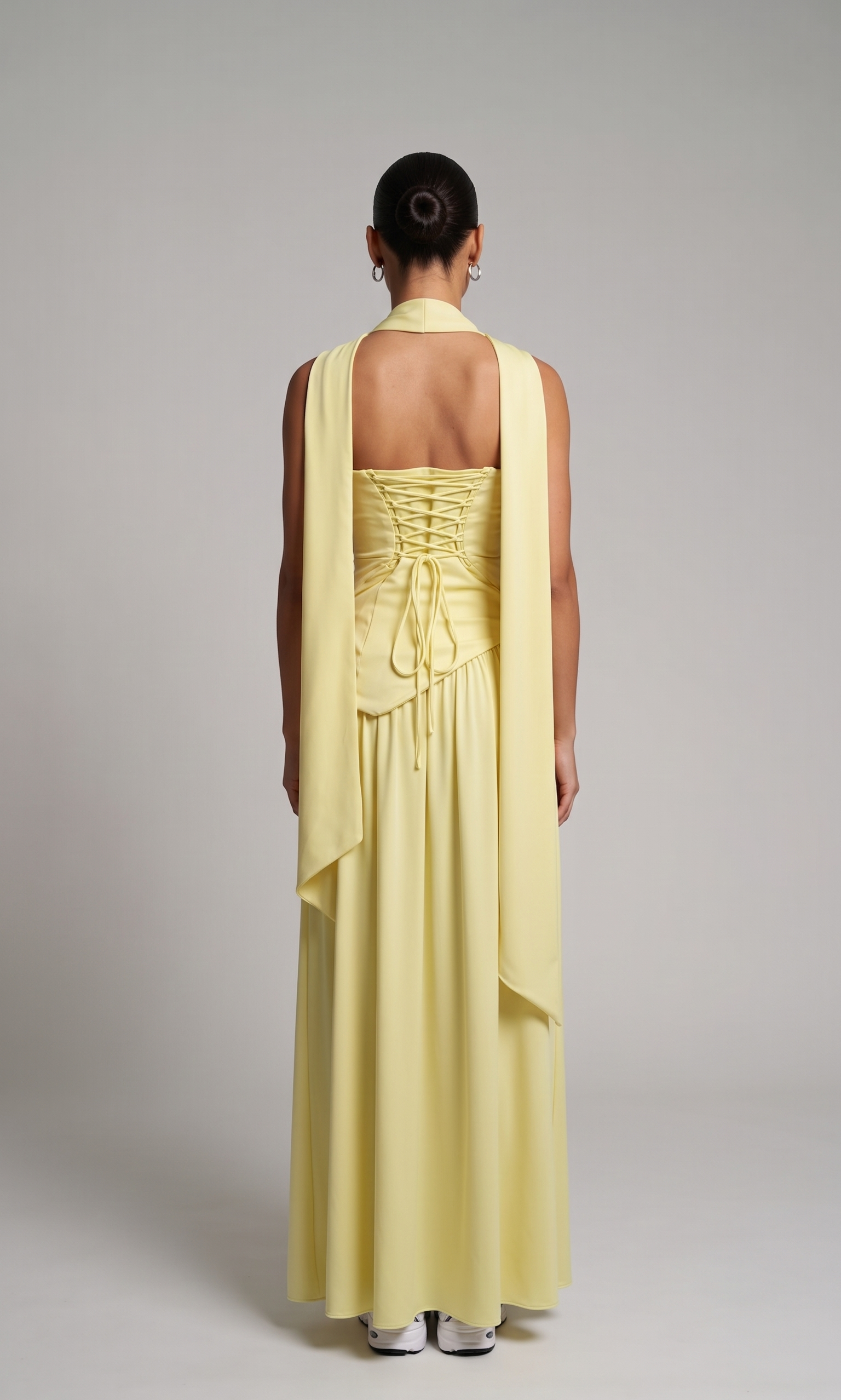 Talia – Maxikleid mit Schal – Bild 7
