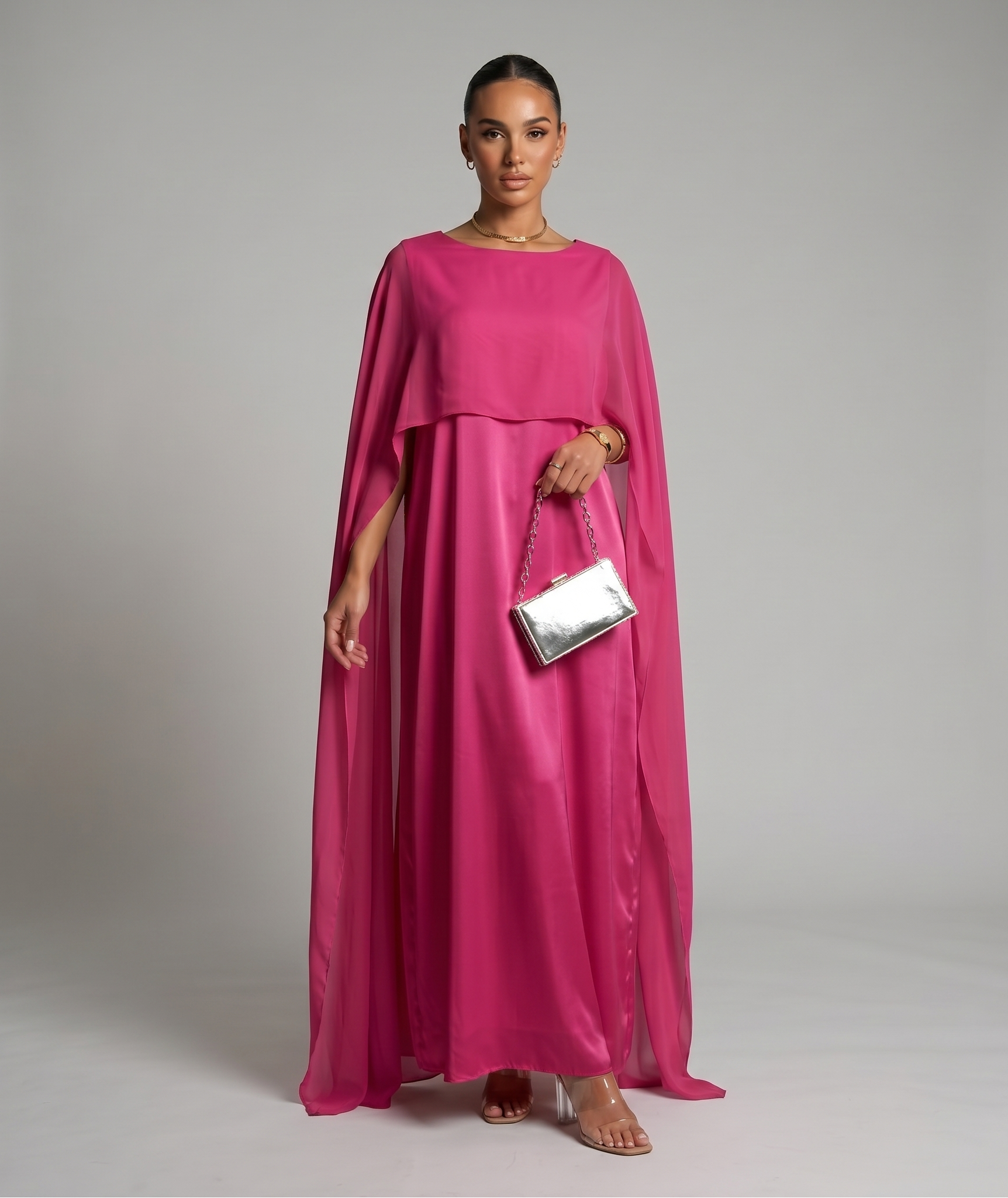 Samira – Abaya mit Cape – Bild 4