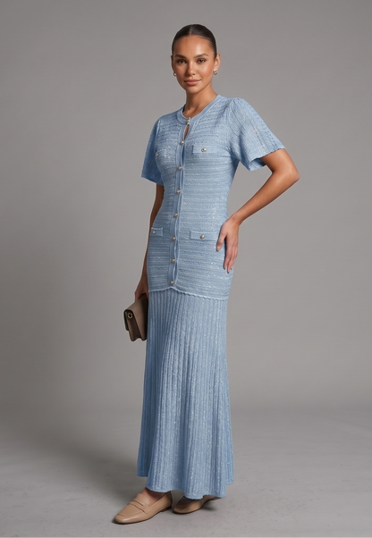 Rüya – Strickkleid mit Knöpfen – Bild 3