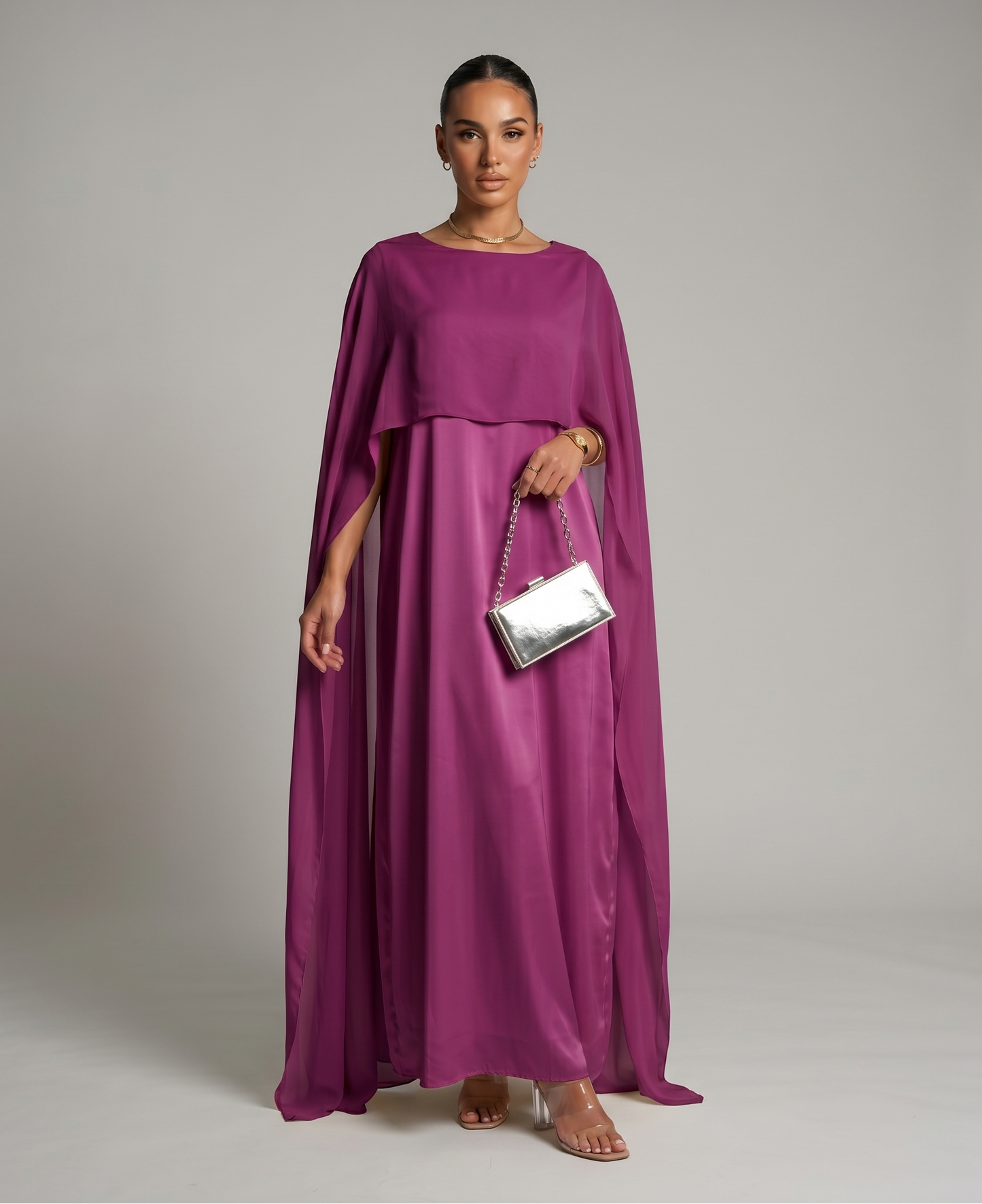 Samira – Abaya mit Cape – Bild 3