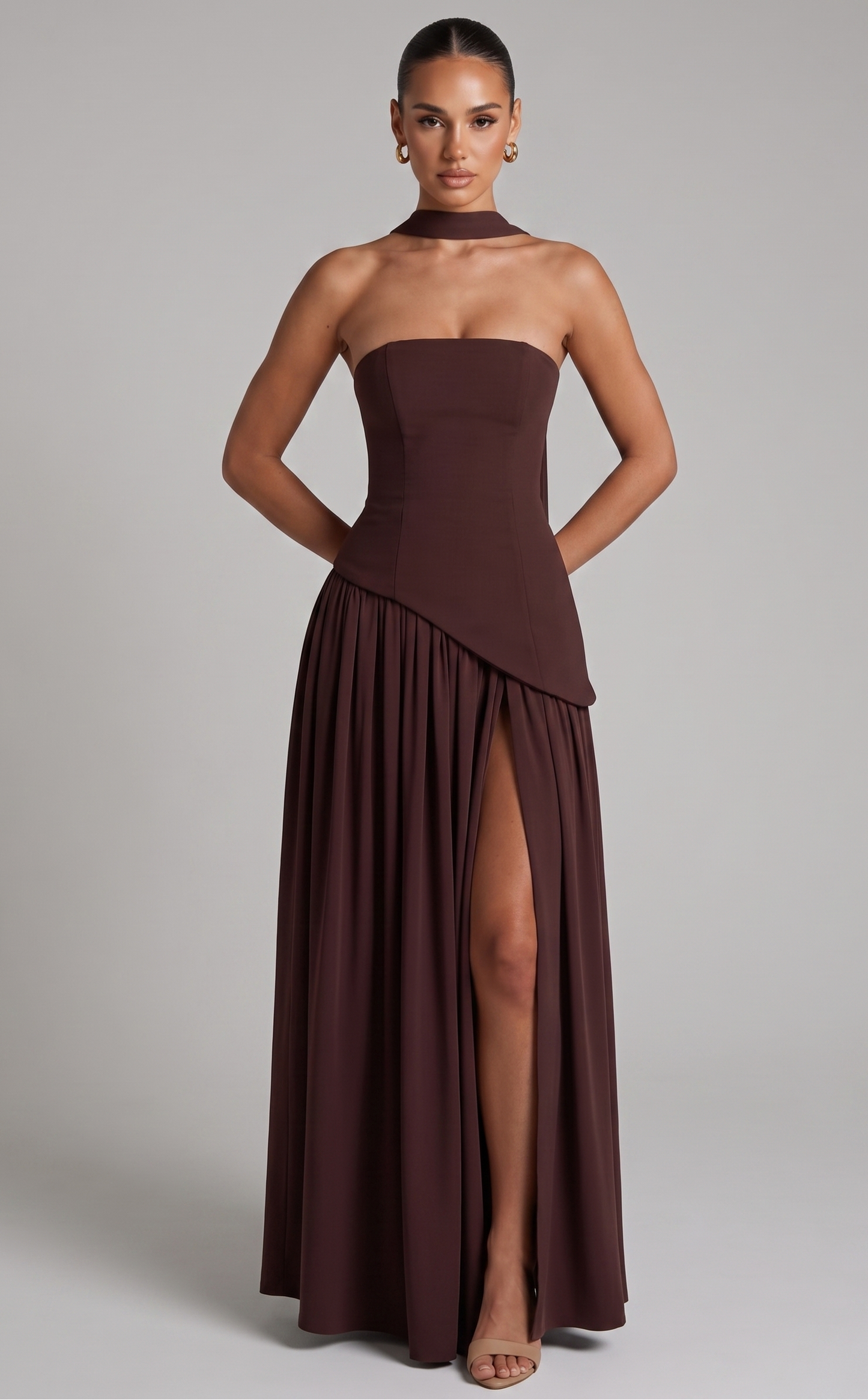 Talia – Maxikleid mit Schal – Bild 13
