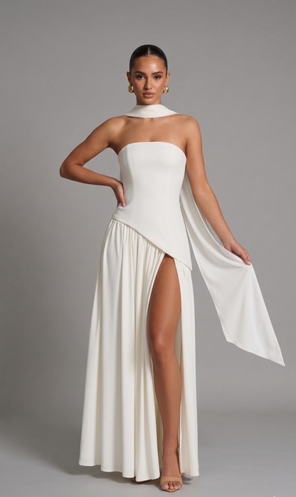 Talia – Maxikleid mit Schal – Bild 10