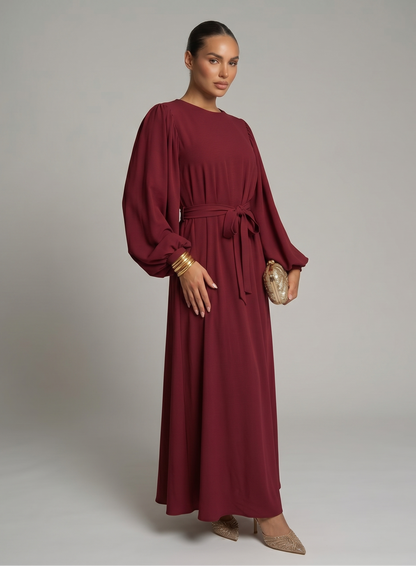 Zaina – Abaya mit Schleife – Bild 5