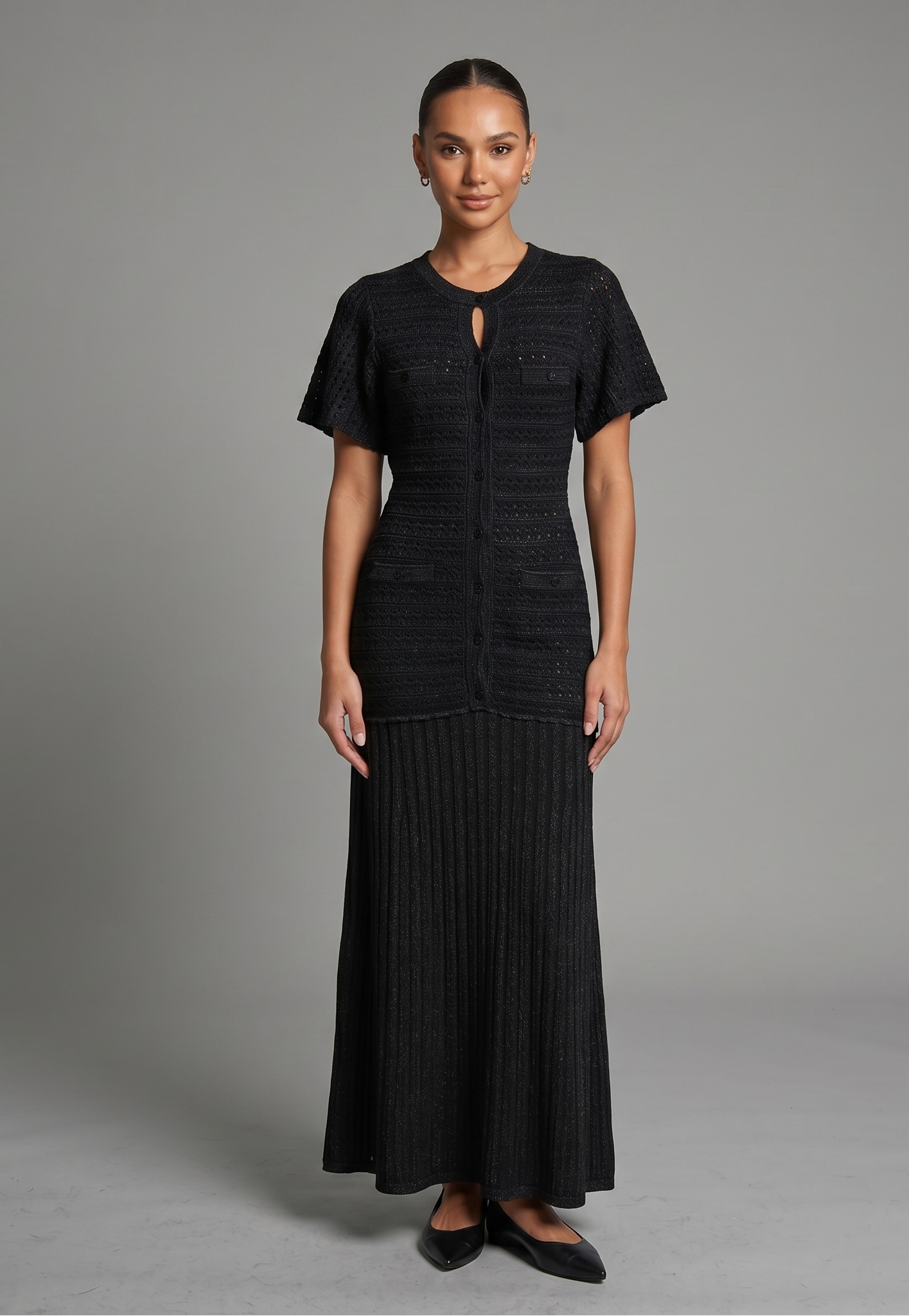 Rüya – Strickkleid mit Knöpfen – Bild 4