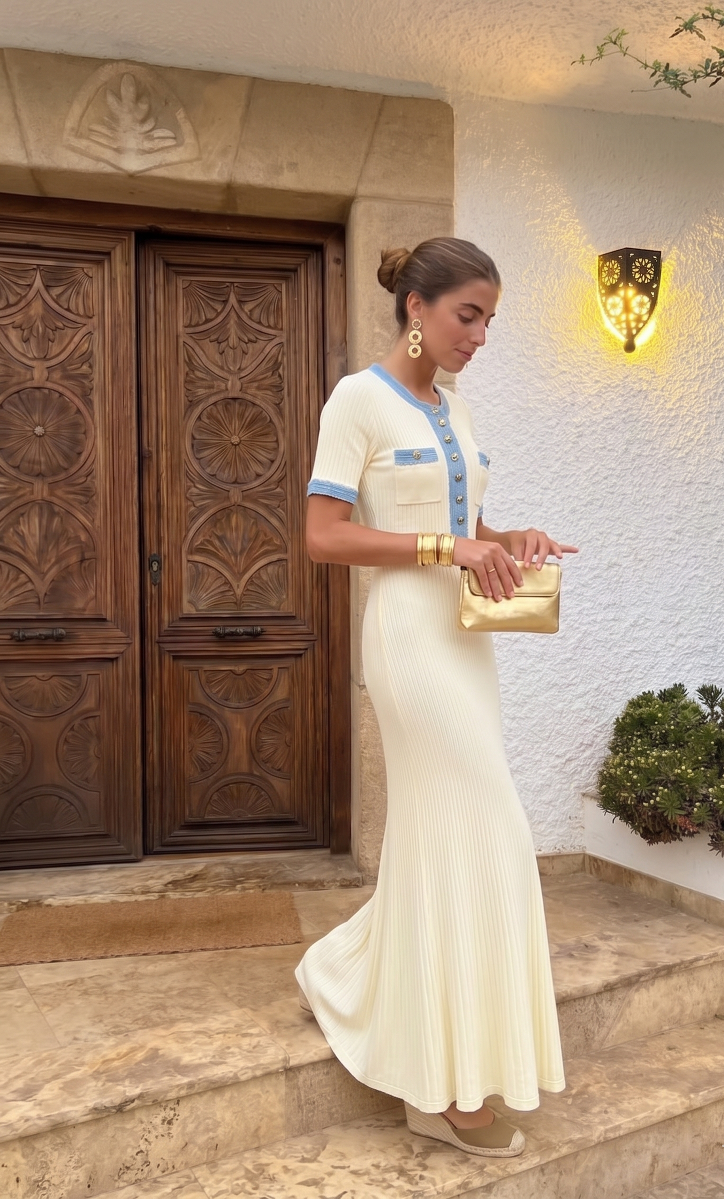 Selin – Sommerkleid mit blauen Akzenten – Bild 5