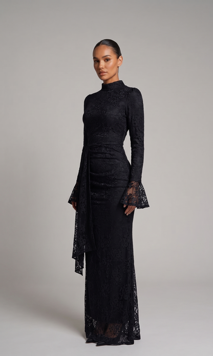 Feyza – Spitzen-Maxikleid – Bild 4