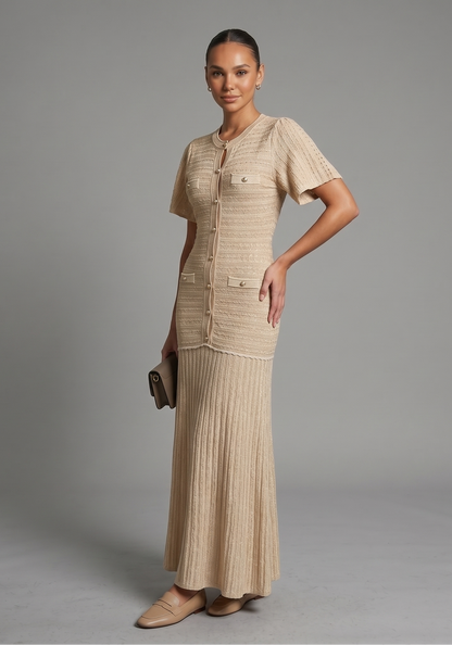 Rüya – Strickkleid mit Knöpfen – Bild 2
