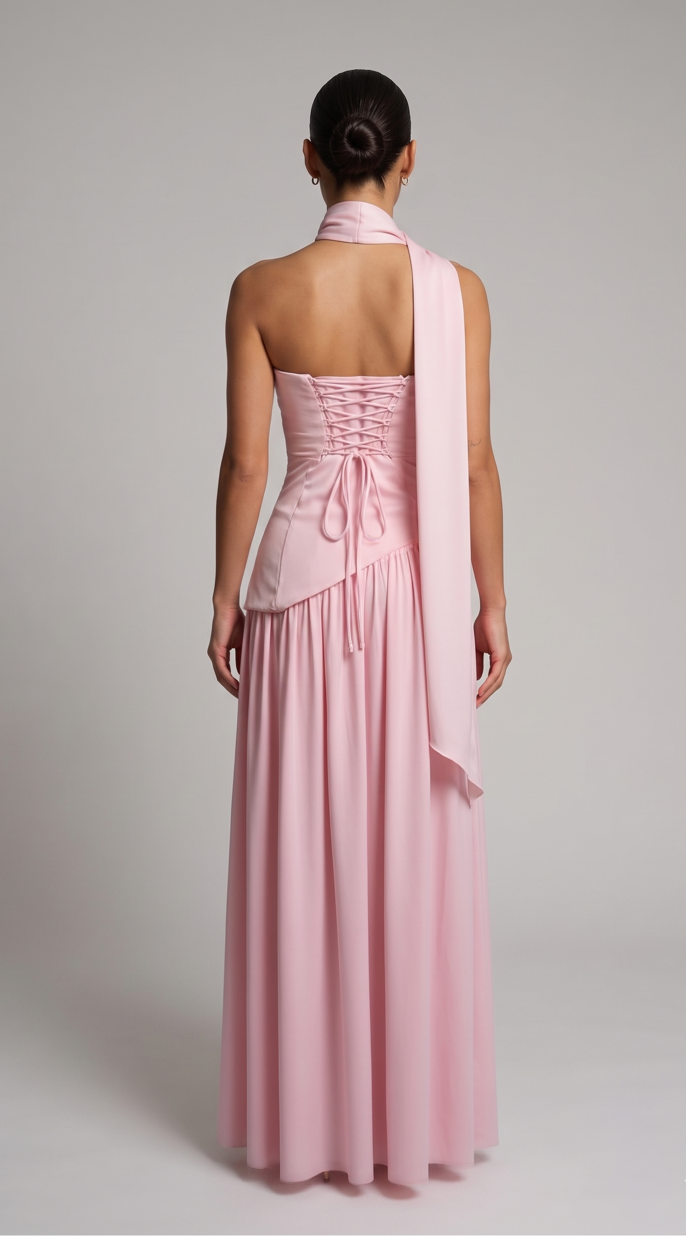 Talia – Maxikleid mit Schal – Bild 2