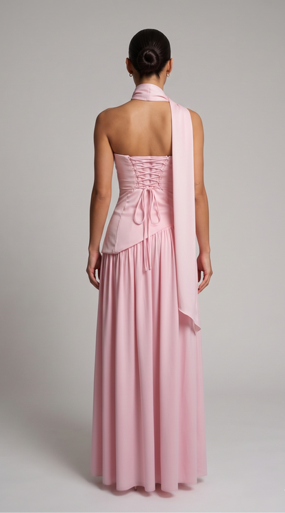 Talia – Maxikleid mit Schal – Bild 2