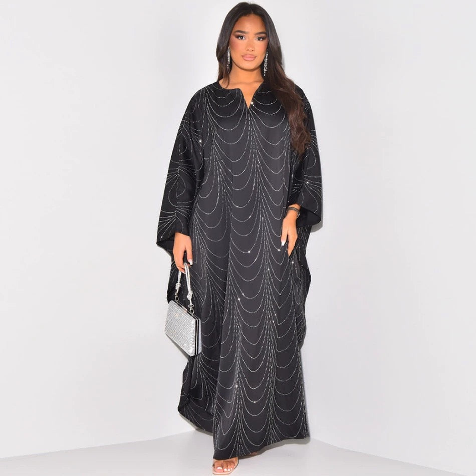 Layla – Maxikleid mit Glitzermuster