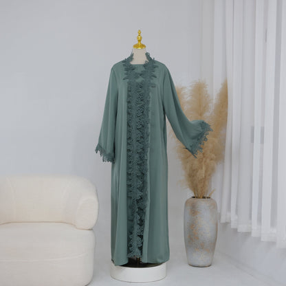 Elanur – Kimono mit Spitzenbesatz – Bild 5