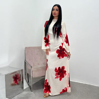 Naz – Abaya mit Blumenmuster