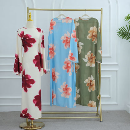Naz – Abaya mit Blumenmuster – Bild 8
