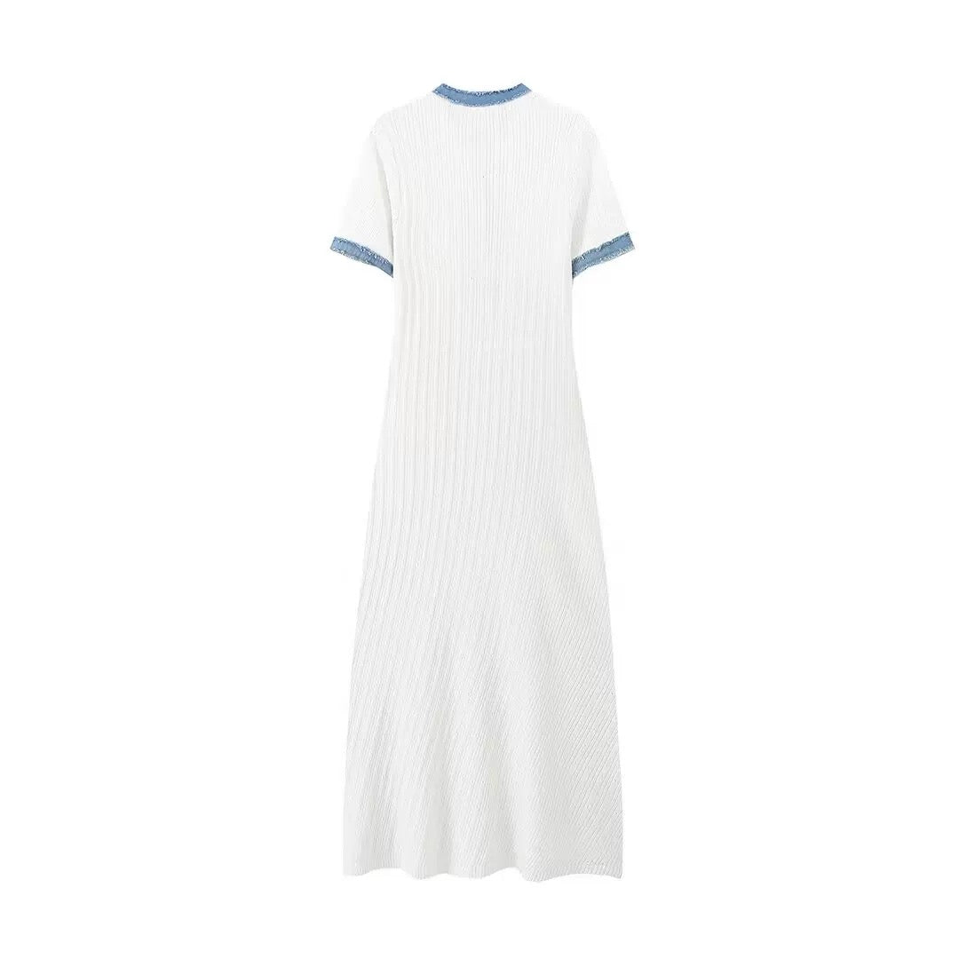 Selin – Sommerkleid mit blauen Akzenten – Bild 2