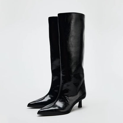 Kitten-Heel-Stiefel