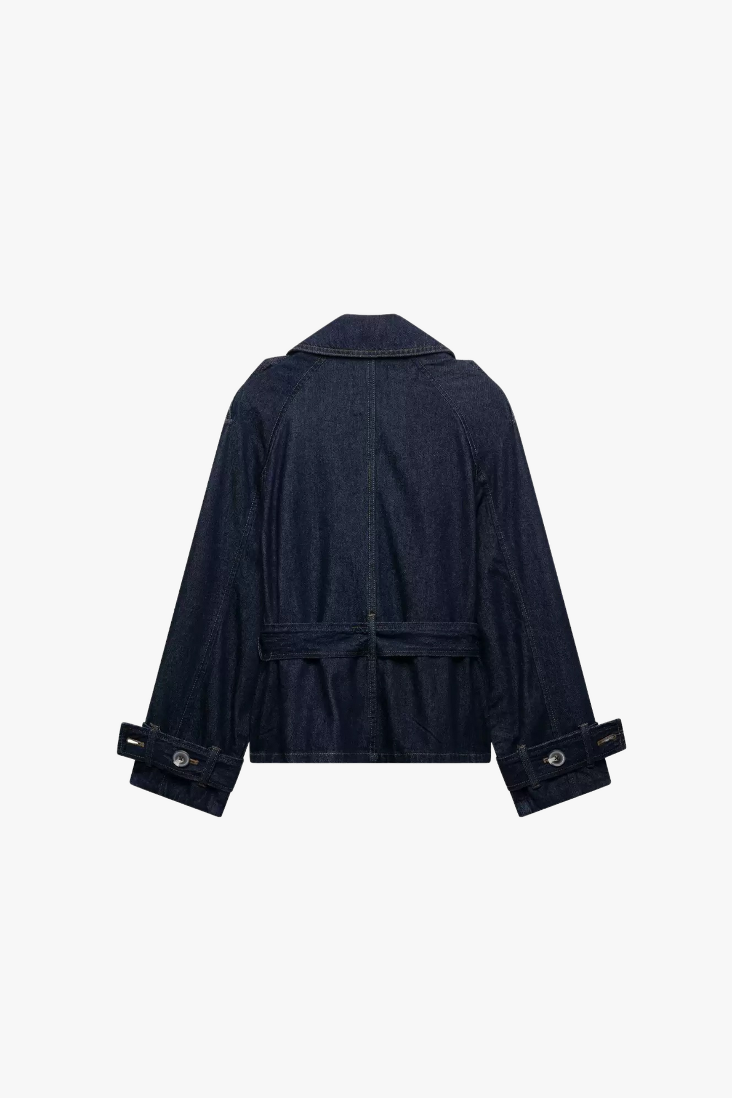 Trish – Jeansjacke mit Gürtel – Bild 2