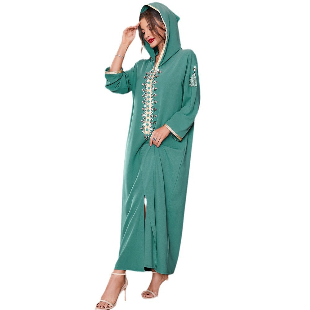 Naima – Kapuzen-Kaftan mit V-Ausschnitt – Bild 5