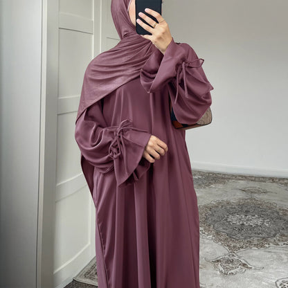 Nuray – Abaya mit Bindeärmeln