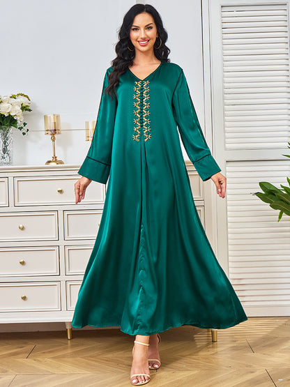 Soraya – Abaya mit Perlenbesatz