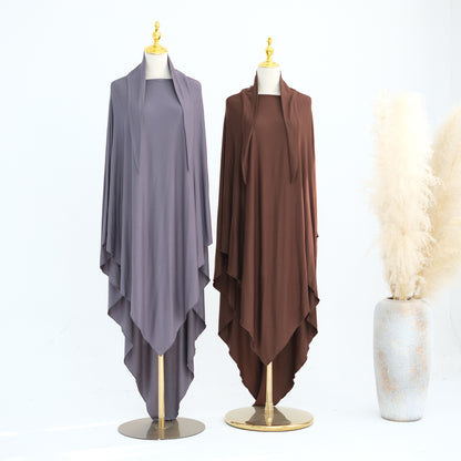 Rania – Langer Khimar, einlagig