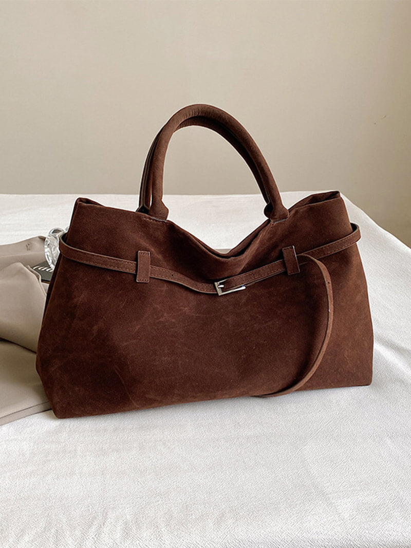 Handtasche aus Wildleder – Bild 2