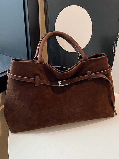 Handtasche aus Wildleder – Bild 5