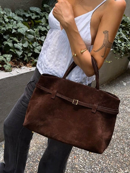 Handtasche aus Wildleder – Bild 14