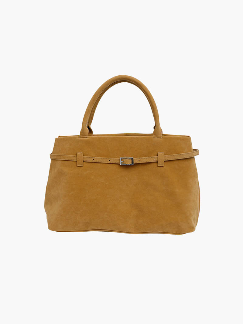 Handtasche aus Wildleder – Bild 8