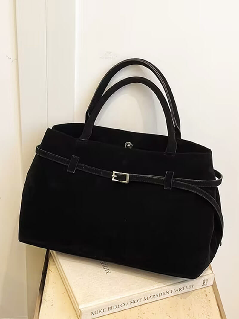 Handtasche aus Wildleder – Bild 6