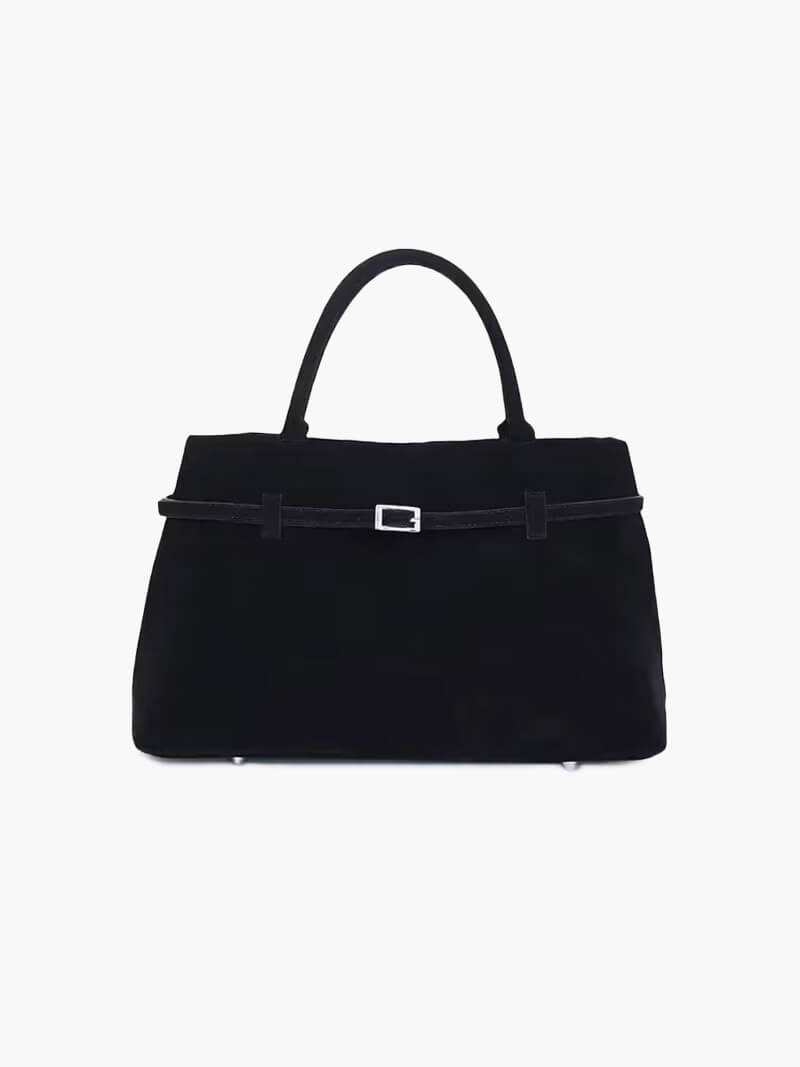 Handtasche aus Wildleder – Bild 7